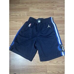 Dallas Mavericks Shorts Mens 30 Small Blue Jordan Engineered Statement Swingman